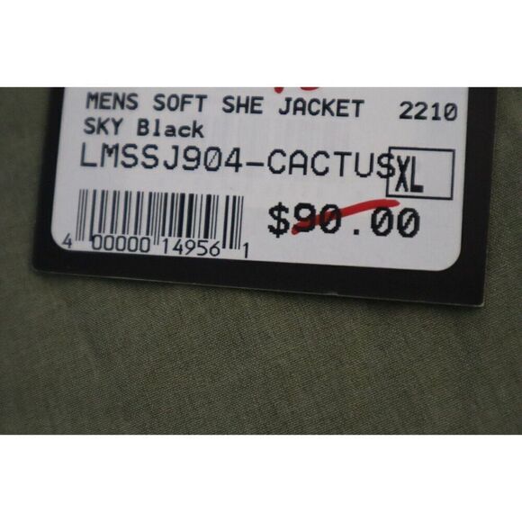 Charm City Run LMSSJ904 Men's Sz XL Cactus Green Soft Shell Hooded Jacket - Picture 5 of 6